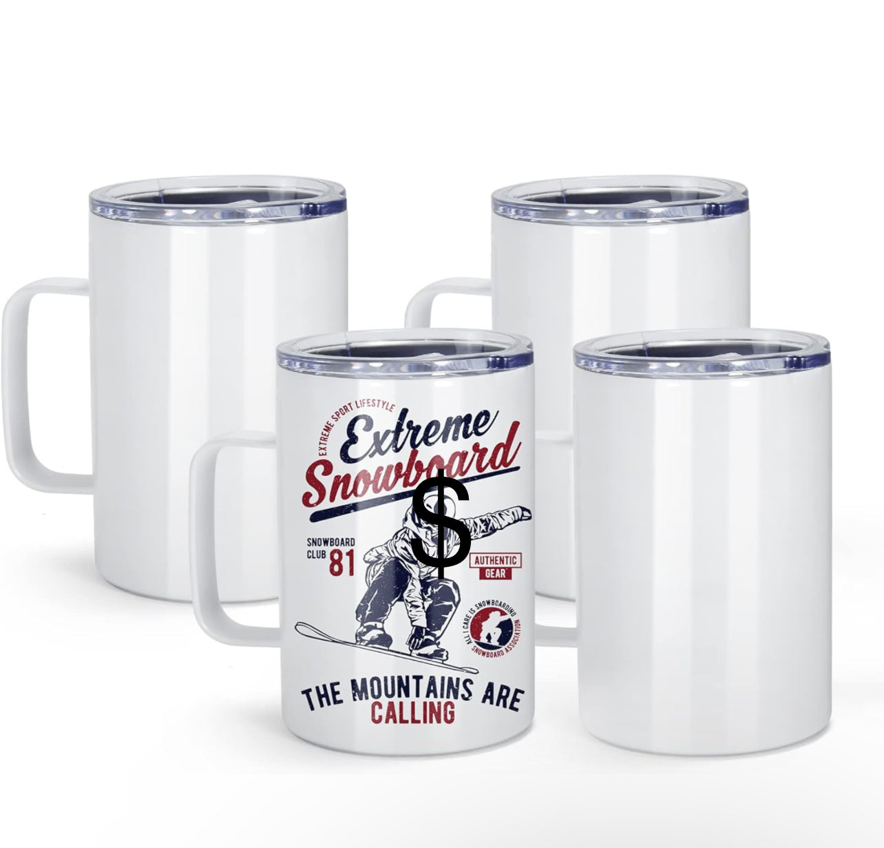16oz Tumbler with Handel