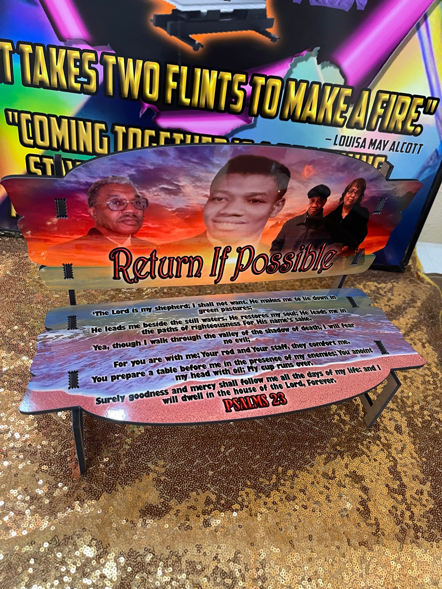 Small Memorial Bench