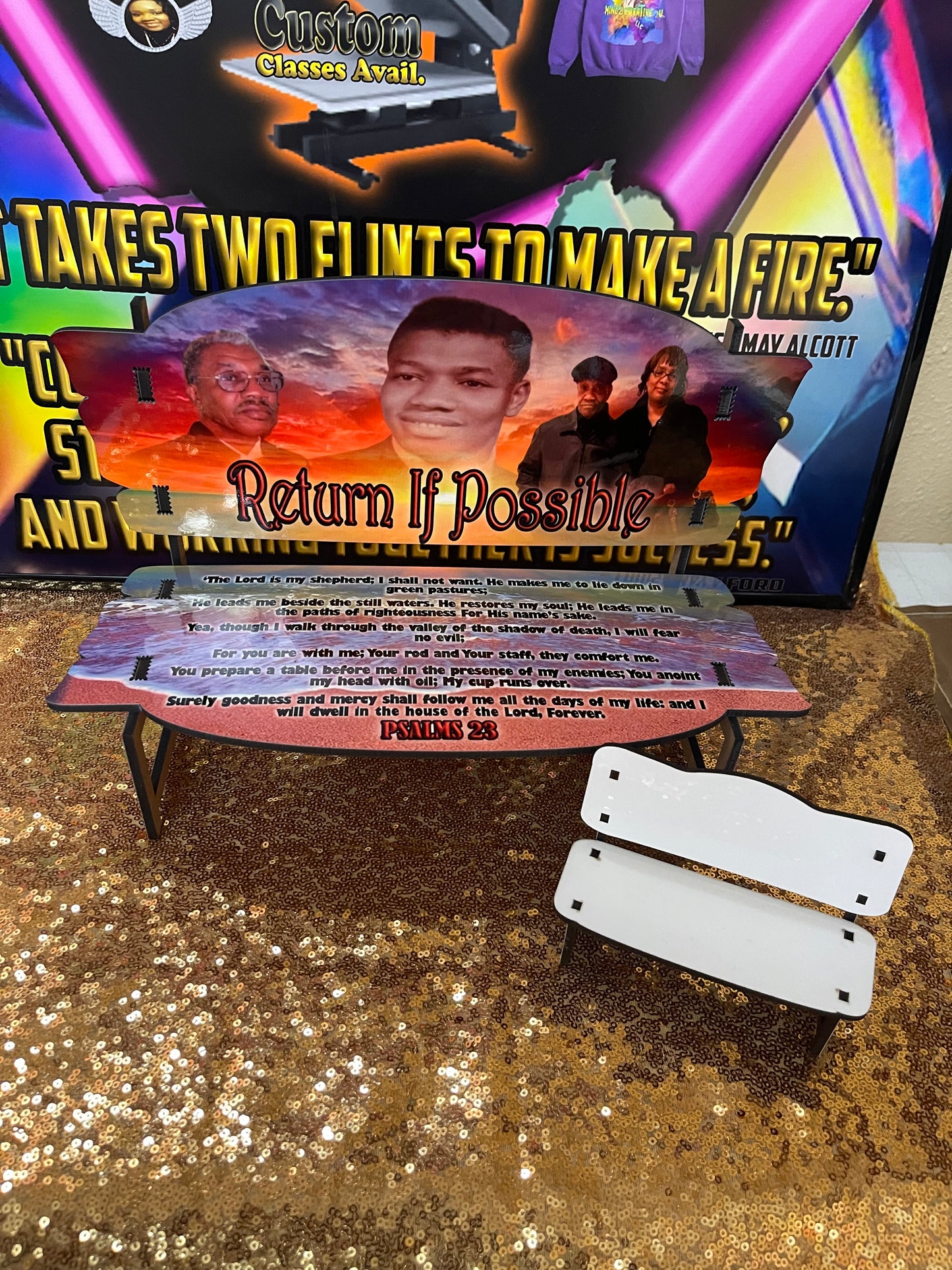 Small Memorial Bench