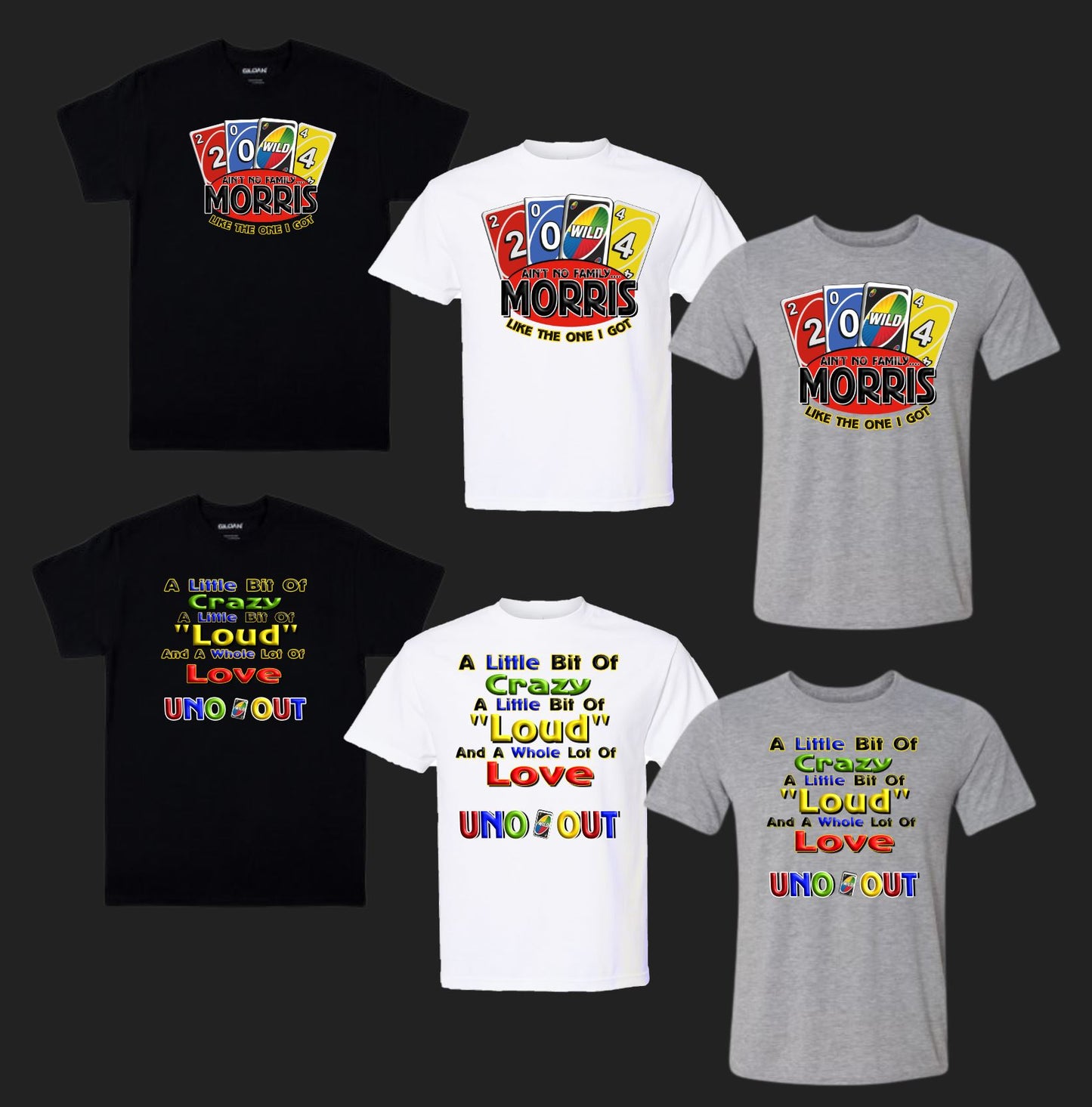 Morris Family Picinic 2024 Color Shirts