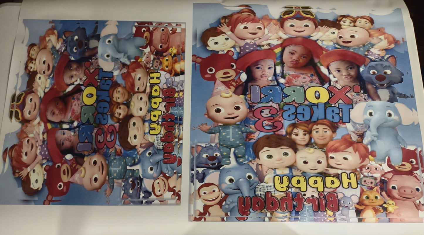 READY TO PRESS- Sublimation Prints