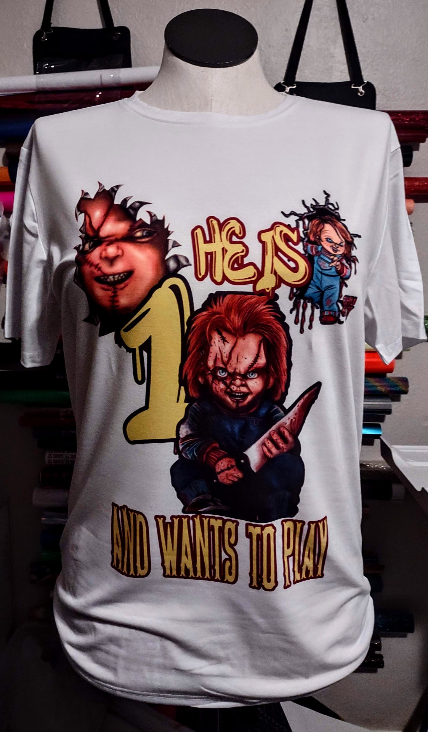 1 Sided Short Sleeve Sublimation  T-Shirt