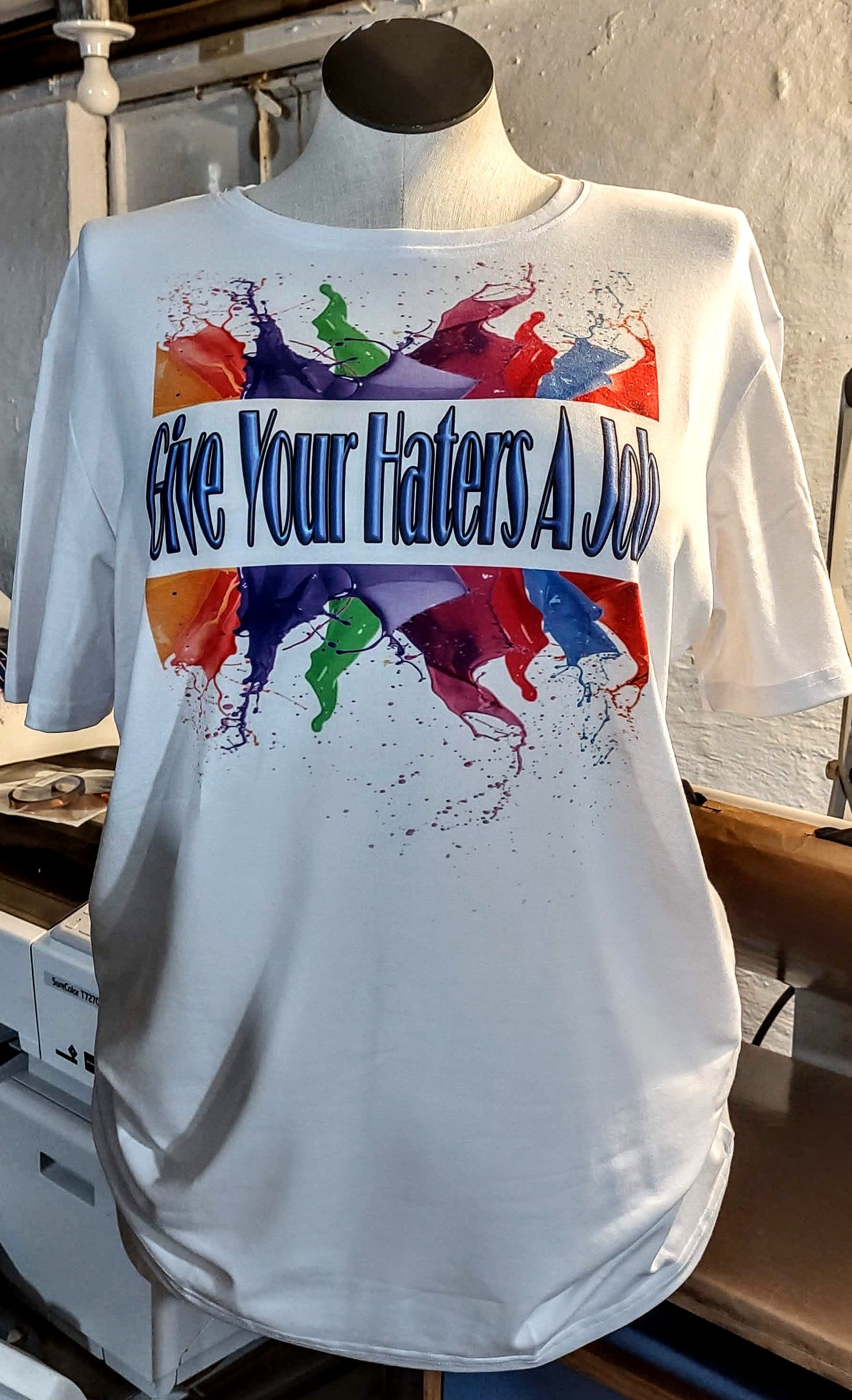 1 Sided Short Sleeve Sublimation  T-Shirt