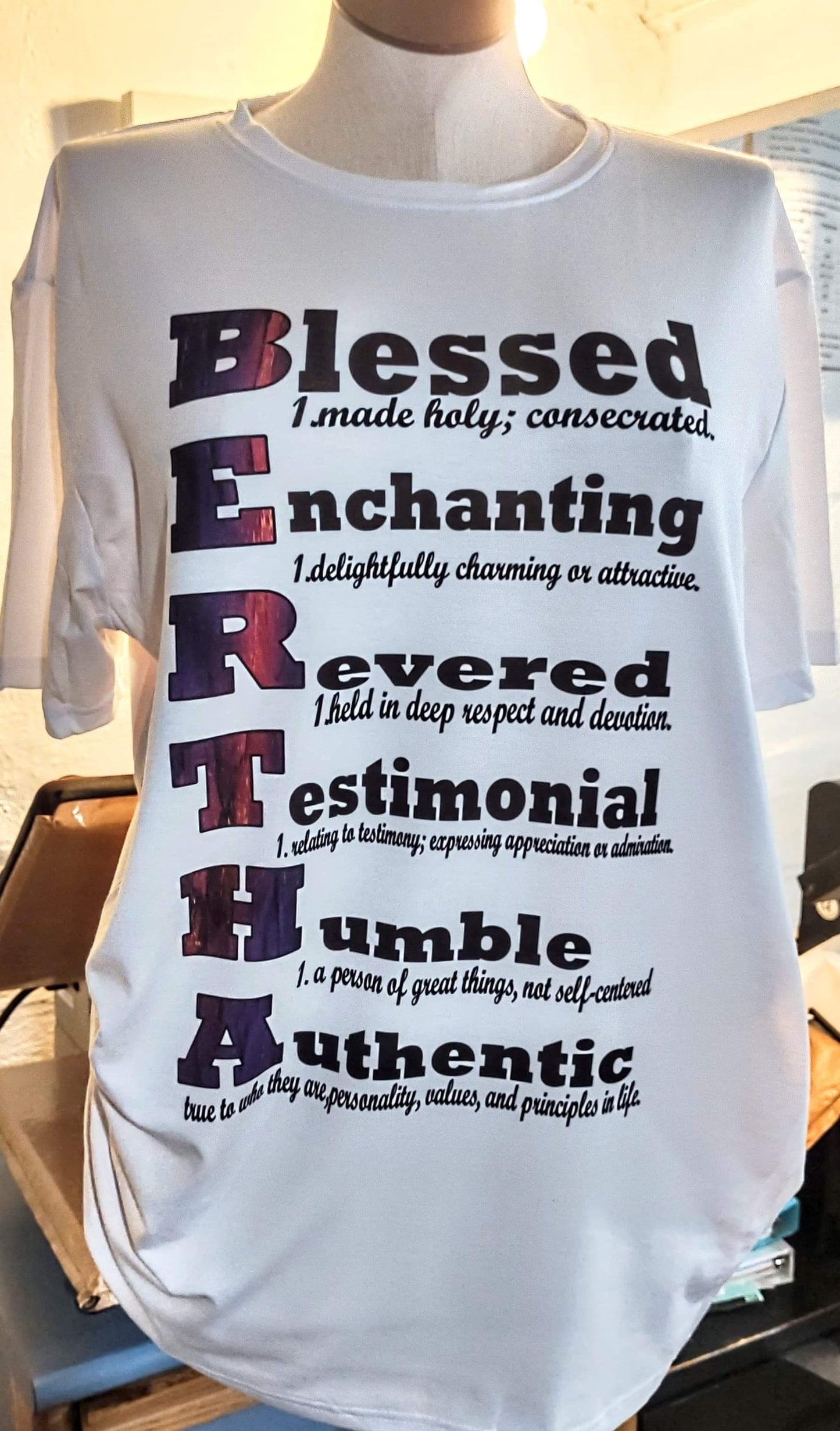1 Sided Short Sleeve Sublimation  T-Shirt